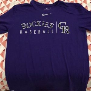 Rockies baseball tee